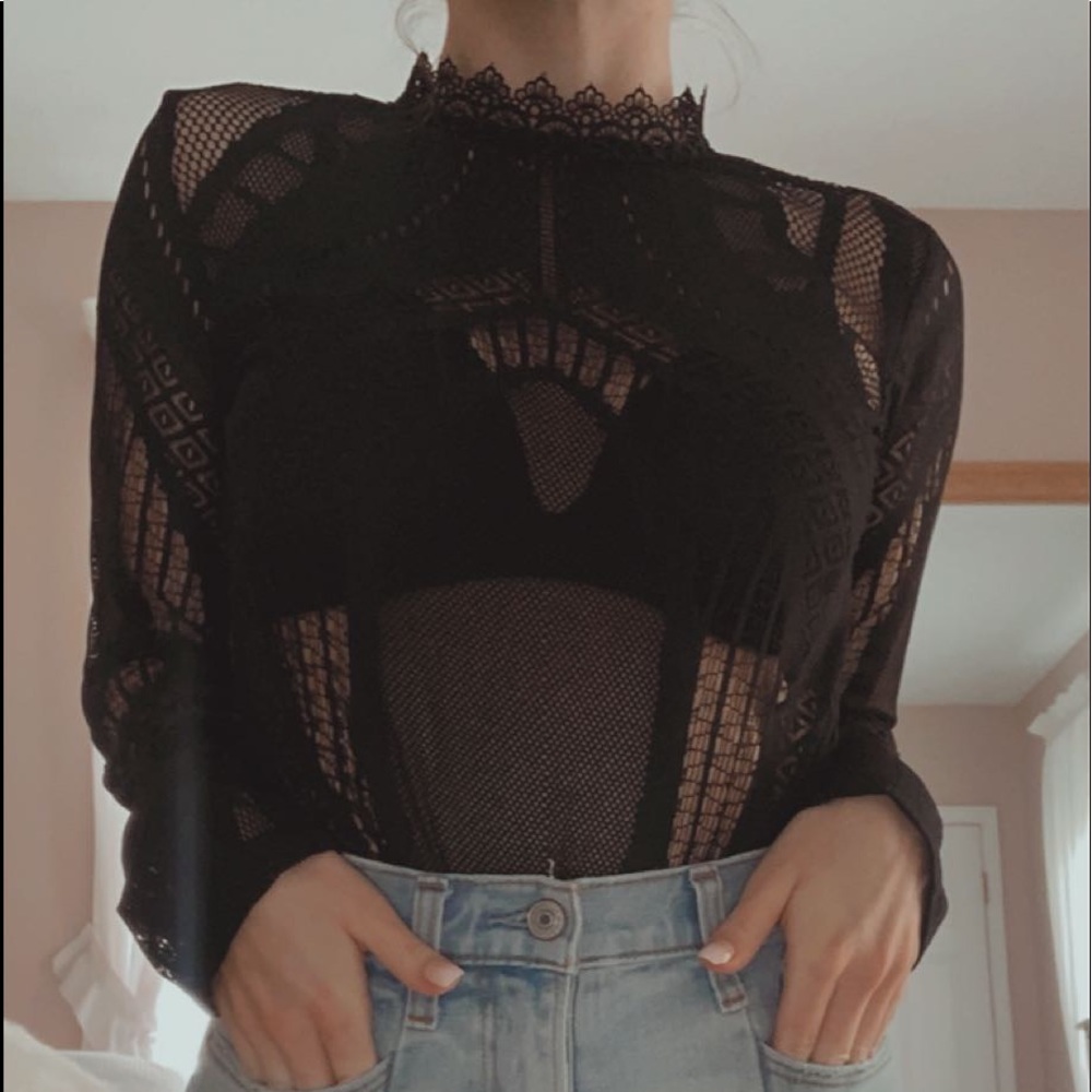 Mock Neck Bodysuit
